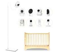 GAHOGA Soporte de piso para monitor de bebé compatible con HelloBaby, Nanit Pro, Owlet, Infant Optics, Motorola, VAVA, soporte universal ajustable para cámara de bebé