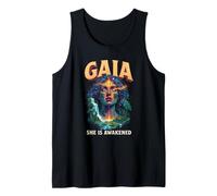 Gaia Diosa Griega Madre Tierra Naturaleza Amante Bruja Pagano Camiseta sin Mangas