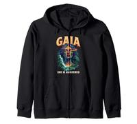 Gaia Diosa Griega Madre Tierra Naturaleza Amante Bruja Pagano Sudadera con Capucha