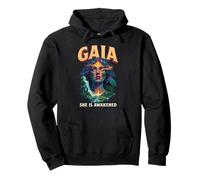 Gaia Diosa Griega Madre Tierra Naturaleza Amante Bruja Pagano Sudadera con Capucha