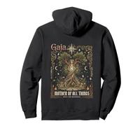Gaia Madre Tierra Árbol de la Vida Diosa Mitología Arte Sudadera con Capucha