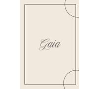 Gaia - Quaderno per Appunti Elegante | Formato 6x9 con 100 Pagine a Righe, Copertina Gardenia: Quaderno per appunti lavoro, ufficio e università - Taccuino personalizzato, compatto e raffinato