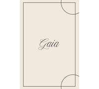 Gaia - Quaderno per Appunti Elegante | Formato 6x9 con 100 Pagine a Righe, Copertina Gardenia: Quaderno per appunti lavoro, ufficio e università - Taccuino personalizzato, compatto e raffinato