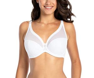 Gaia Sujetador Semi-Acolchado para Mujeres 1058 Sonia, Blanco,80J