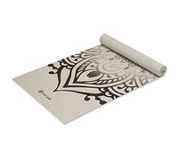 Gaiam - Alfombrilla de yoga antideslizante para todo tipo de yoga, pilates y ejercicios en el suelo, grosor 5 mm, 61 x 172 cm, diseño de esfera solar (Dovetail Sundial)