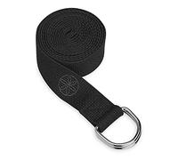 Gaiam Correa de yoga, 8 pies, negro