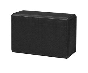 Gaiam Embossed Bloque De Yoga Negro