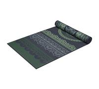 Gaiam -Estera de yoga con impresion premium, reversible, color: Boho Folk, 68-Inch x 24-Inch x 5/6mm