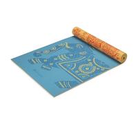 Gaiam -Estera de yoga con impresion premium, reversible, color: Elephant, 68-Inch x 24-Inch x 6mm