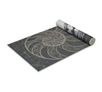 Gaiam -Estera de yoga con impresion premium, reversible, color: Spiral Motion, 68-Inch x 24-Inch x 5/6mm