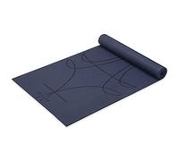 Gaiam Esterilla de yoga con impresión de alineación de 6 mm de grosor, antideslizante, para todo tipo de yoga, pilates y entrenamientos de suelo (68 x 24 x 6 mm de grosor), tinta