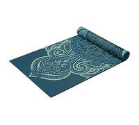 Gaiam Esterilla de yoga con impresión premium, reversible, extra gruesa, antideslizante, para todo tipo de yoga, pilates y ejercicios de piso, glass, 6 mm