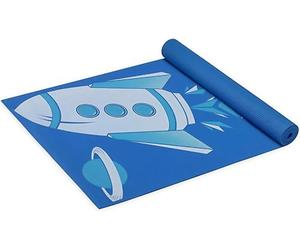Gaiam Esterilla de Yoga para niños, Yoga para niños con Impresiones Divertidas, Tiempo de Juego para bebés, niños pequeños Activos y tranquilos (60 Pulgadas de Largo x 24 Pulgadas de Ancho x 3 mm de