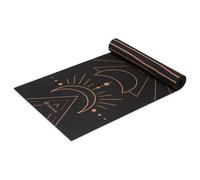 Gaiam Esterilla de Yoga Premium con Estampado de 6 mm, Reversible, Extra Gruesa, Antideslizante, Esterilla para Ejercicios y Ejercicios para Todo