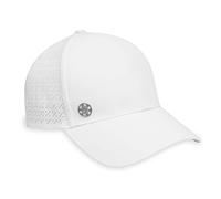 Gaiam Gorro Cruiser Nova para Mujer, Transpirable, Visera preformada, tamaño Ajustable (Correr, al Aire Libre, béisbol, Sol, Senderismo, Yoga, Golf, Tenis, Deportes y Fitness), Color Blanco
