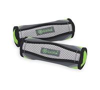 Gaiam Weights for Women & Men Soft Dumbbell Walking Weight Sets with Hand Strap Pesas de Mano, Unisex, Verde Lima, 1 Cuenta