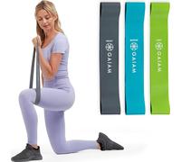 Gaiam Restore Mini Band Kit, Juego de 3, Bandas de Resistencia Ligeras, Medianas y Pesadas para la Parte Inferior del Cuerpo para Ejercicios y Entrenamientos de piernas y glúteos, Bandas de 12 x 2