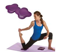 Gaiam Rodilleras de yoga (juego de 2) - Accesorios y accesorios de yoga para mujeres y hombres, cojines de rodillas y codos para fitness, viajes, meditación, rodillas, equilibrio, suelo, pilates,