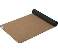 Gaiam - Tapete de corcho para yoga, corcho natural sostenible resistente al sudor y los olores, respaldo antideslizante de TPE que evita resbalones, ideal para yoga caliente, pilates, entrenamiento de