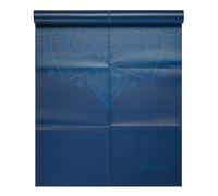 Gaiam Tapete de Yoga Plegable para Viajes, Fitness y Ejercicio, tapete de Yoga Plegable para Todo Tipo de Yoga, Pilates y Entrenamientos en el Suelo, Reloj de Sol Azul, 2 mm