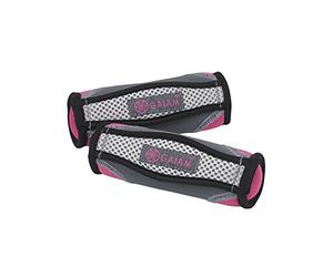 Gaiam Weights for Women & Men Soft Dumbbell Walking Weight Sets with Hand Strap Pesas de Mano, Unisex, Morado, 1 Cuenta
