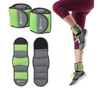 Gaiam Ankle Weigjhts, 5lb Set Pesas de Tobillo, Unisex, Juego de 5 Libras (2.5 Libras Cada uno), 5-Pound