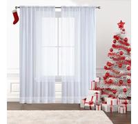 GAIFNAG Cortinas Cortinas Opacas Dormitorio 120 x 70 cm con Ojales Anti Luz Cortina Termica Aislantes Frio y Calor Cortinas Salon Moderno, Cortinas Dormitorio para Ventanas Salon/Cocina, Blanco