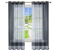GAIFNAG Cortinas Dormitorio, Lindas Cortinas de Salon 180 x 240 cm Aislantes Frío Calor Luz Cortinas Largas con Ojales Cortinas Ventana Cocina para Fiesta, Telón de Fondo, Gris