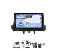 GaiHLi Android 10 Radio De Coche 9 Pulgadas Pantalla Táctil Reproductor De Mirror Link para Renault Megane 3 2008-2014 Coche Conecta Y Reproduce Coche Audio FM/Am/RDS Video SWC Cámara Trasera