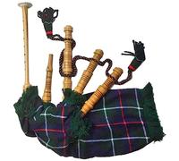 Gaiita de juguete para niños, juego junior con gaita, gaita, caña de práctica Chanter, muchos cuadros escoceses disponibles (Mackenzie Tartan)