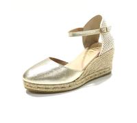 Gaimo Alpargata Casual de Piel, con cuña de Yute Natural - OBI-5C para: Mujer Color: Carrara Talla: 40