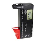 GAIN EXPRESS Digital Batería Ensayador Universal Batería Voltio Inspector para AA/AAA/C/D / 9V / 1.5V Pilas de Botón Familiar Batería Vida Nivel Probadores,negro