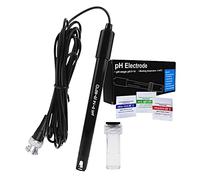 GAIN EXPRESS Electrode pH 0-14 muestra con conexión BNC, cable 300 cm para prueba de pH, kit de reemplazo para acuario, hidroponía, planta, piscina, spa
