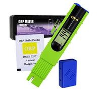 GAIN EXPRESS Orp Redox Meter -1999~1999mv Probador de Potencial de Reducción de Oxidación con Búfer de Calibración Orp de 256mv para Pruebas de Agua, Acuario, Laboratorio de Investigación