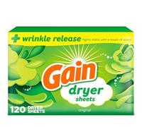 Gain Hojas originales para secadora, 120 unidades