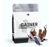 Gainer Mass Formula 3Kg - Ganador Masa Muscular - Choco Leche - Masmusculo | Carbohidratos + Proteína de suero leche + Caseína Micelar + L-Glutamina Kyowa + Creatina Monohidratada + Enzimas Digestivas
