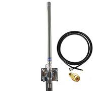 Gainfi Lora Helium Bobcat Miner 300 Antena 868mhz (824mhz-960mhz) 4.5dbi 15.7"-LoRaWAN Antena Direccional Omni con 16Foots 50OHM Cable SMA RG58, Adaptador RP-SMA