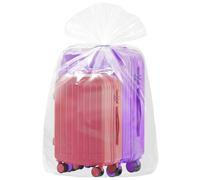 Gaint - Bolsas de almacenamiento extragrandes de plástico transparente, 10 unidades, 100 x 150 cm, 227 L, para guardar maletas, muebles, sillas, bicicletas para niños y más