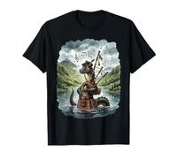 Gaita Escocesa Monstruo del Lago Ness Camiseta