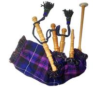 Gaitas de juguete para niños - Gaitas jugables para niños - Juego completo de Gaita Tutor libro aprender a jugar gaita - Caña de práctica de gaitas - Muchos tartán disponibles (Pride of Scotland Tartan)