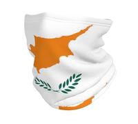 Gaiter Cuello Chipre Bandera Decoración Facial Premium Media Bufanda Tubo Multifuncional Para Tenis Deporte Hombre Mujer Talla única