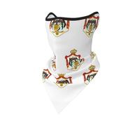 Gaiter Cuello Creativo Jordán Emblema Nacional Protección Solar UV Transpirable Máscara Facial Esquí Hombre Mujer Versátil Bufanda Bandana Cubrecabeza Deporte Exterior