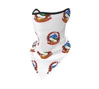 Gaiter Cuello Creativo Nepal Emblema Nacional Protección Solar UV Transpirable Máscara Facial Esquí Hombre Mujer Versátil Bufanda Bandana Cubrecabeza Deporte Exterior