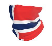 Gaiter Cuello Noruega Bandera Decoración Facial Premium Media Bufanda Tubo Multifuncional Para Tenis Deporte Hombre Mujer Talla única