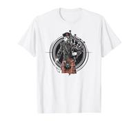Gaitero Gaitas-Música Escocia-Bagpipe Gaita Camiseta gráfica económica, Hombre, Blanco, S