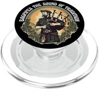 Gaitero Gaitas-Música Escocia Bagpipe-Sound Gaita PopSockets PopGrip para MagSafe
