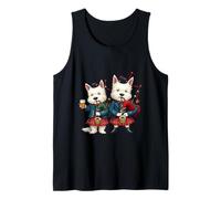 Gaiteros Burns Night West Highland Terrier Camiseta sin Mangas