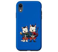 Gaiteros Burns Night West Highland Terrier Carcasa para iPhone XR