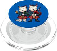 Gaiteros Burns Night West Highland Terrier PopSockets PopGrip para MagSafe