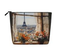 GaJher Beautiful Pylons in the Distance - Bolsa de maquillaje de cáñamo falso, tu solución de un solo paquete para artículos de tocador de viaje y almacenamiento diario de cosméticos, bolsa con